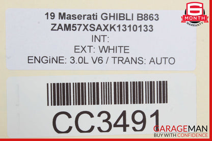 14-22 Maserati Ghibli M157 Rear Right Side Interior Door Panel OEM
