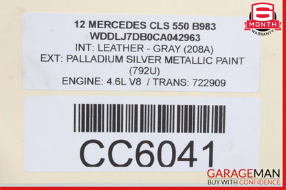 12-17 Mercedes W218 CLS550 S550 7G Tranny Automatic Transmission 722.909 216k