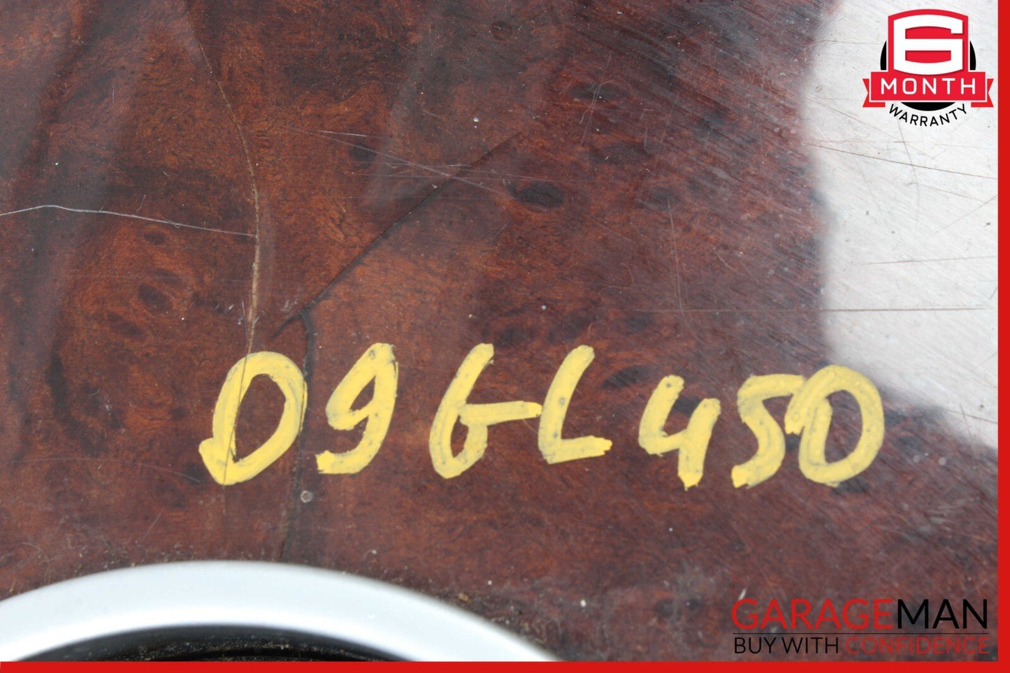 06-12 Mercedes X164 GL450 GL550 ML63 Center Console Cupholder Cup Holder Wood