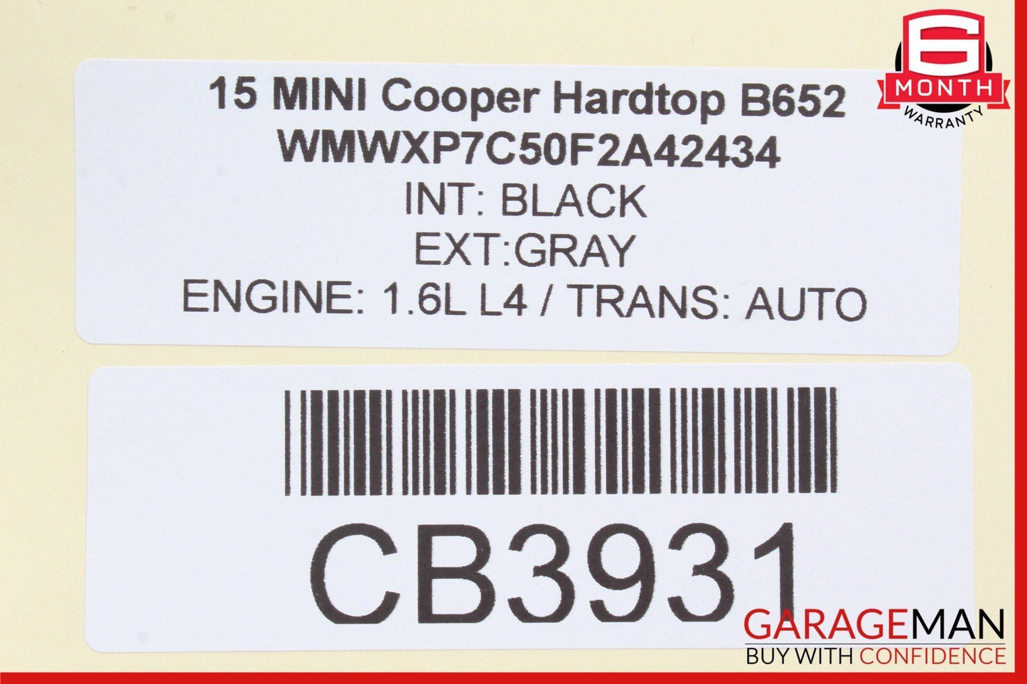 14-15 Mini Cooper Hardtop Radio Stereo Bluetooth AM FM Tuner 9361657 OEM