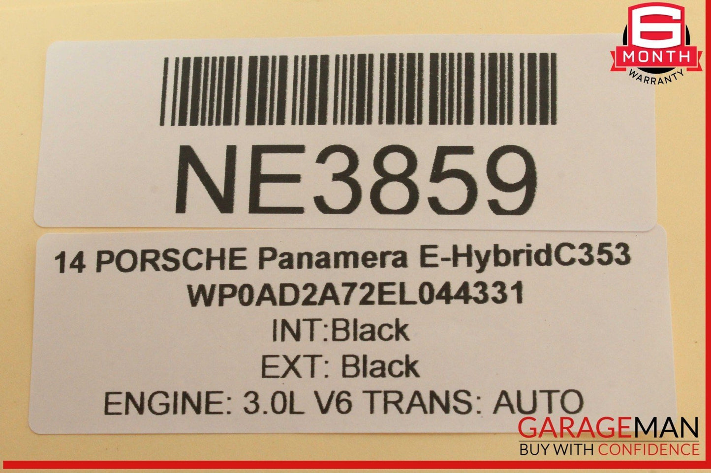 10-16 Porsche Panamera 970 E-Hybrid Center Console Shifter Trim Bezel OEM