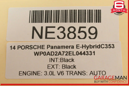 10-16 Porsche Panamera 970 E-Hybrid Center Console Shifter Trim Bezel OEM