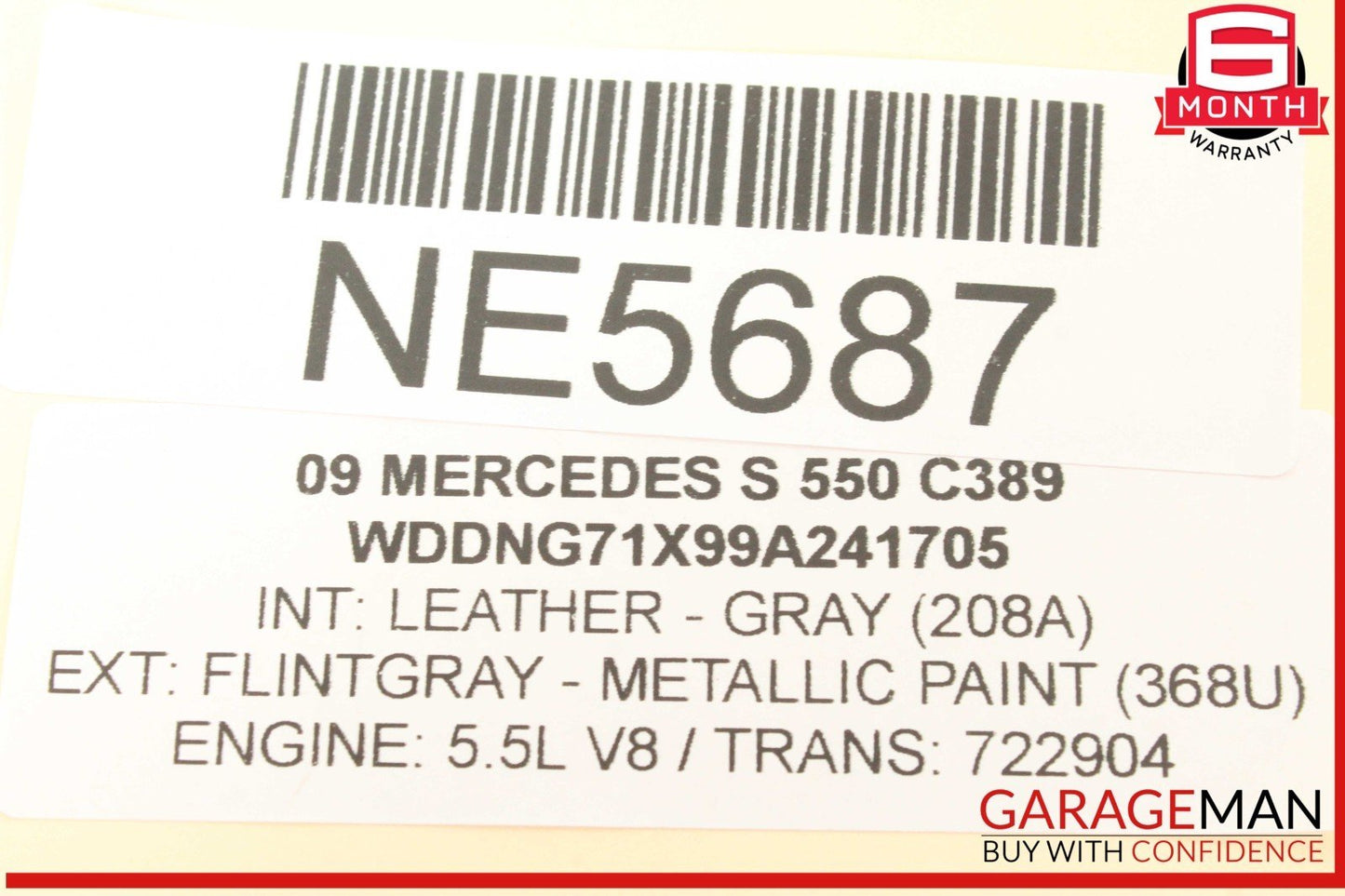 07-13 Mercedes W221 S550 S350 Center Dash Air AC A/C Heater Vent 2218300954 OEM