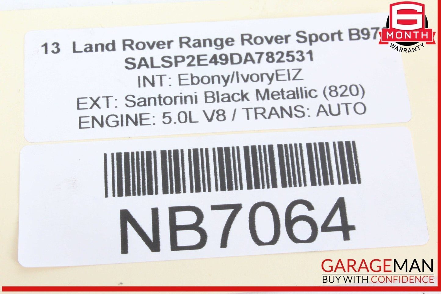 10-13 Land Rover Range Rover Sport Front Left Side Spindle Knuckle w/ Rotor OEM