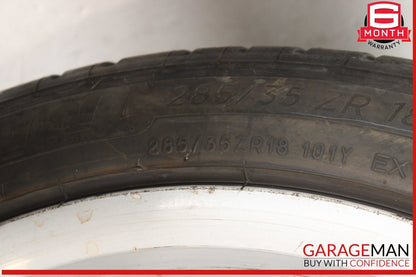 03-12 Mercedes R230 SL500 Rear Wheel Tire Rim 9.5Jx18H2 ET40 R18 2304011802 OEM