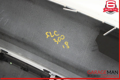 17-20 Mercedes R172 SLC300 SLC43 AMG Rear Bumper Cover Assembly White OEM