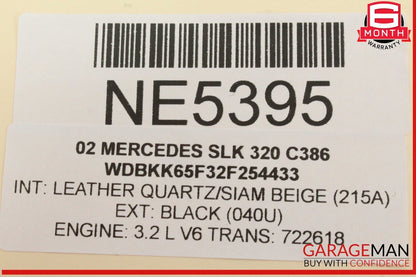01-04 Mercedes R170 SLK320 SLK230 Front Left Side Foglight Fog Light Lamp OEM
