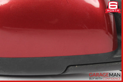 11-12 Nissan Leaf Front Right Passenger Side Door Rear View Mirror Red OEM