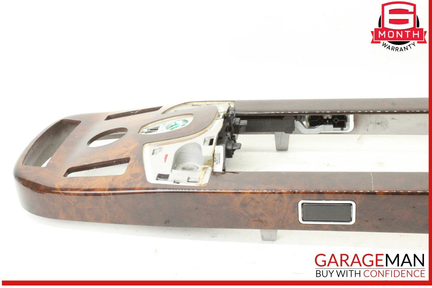 07-09 Mercedes W221 S550 CL600 Center Console Trim Bezel Wood 2216800234 OEM