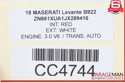 17-22 Maserati Levante M161 3.0L Front Differential Diff Axle Carrier OEM