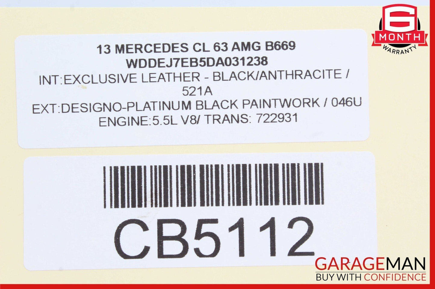 07-14 Mercedes W216 CL550 CL63 AMG Center Console Ashtray Ash Tray Trim Wood