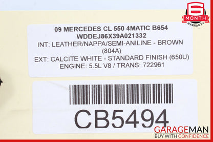 07-14 Mercedes W216 CL550 CL63 AMG Headlight Support Bracket Left Side OEM