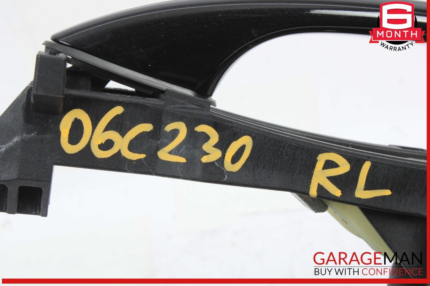 01-07 Mercedes W203 C230 Rear Left Driver Side Exterior Door Handle Black OEM
