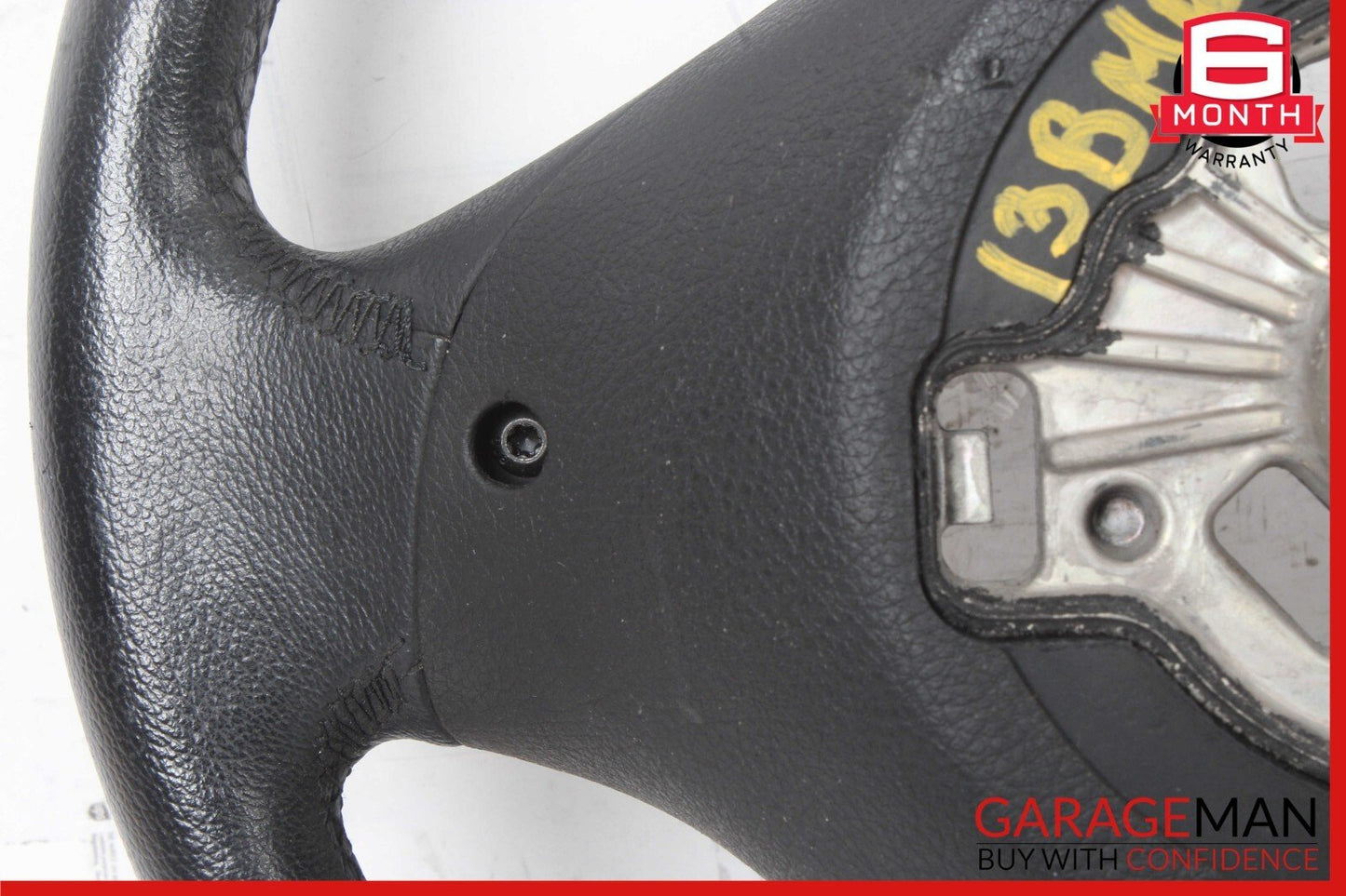 12-18 BMW 320i 328i Steering Wheel Leather Black OEM