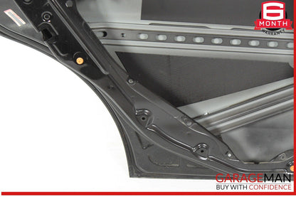 10-16 Mercedes W212 E350 E63 AMG Sedan Rear Left Side Door Shell Black OEM