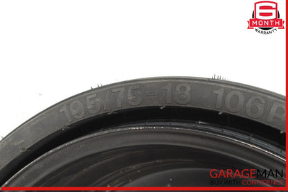 09-17 Audi SQ5 Q5 Emergency Spare Wheel Rim Tire 6 x 18 ET32 OEM