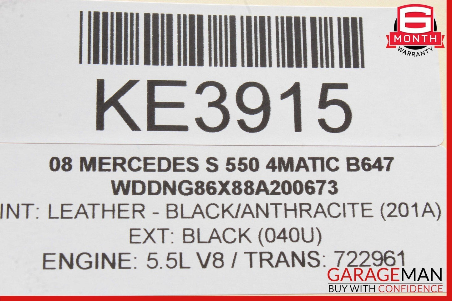 07-14 Mercedes W221 S550 CL550 Door Lock Switch Front Left Driver 2218213051 OEM