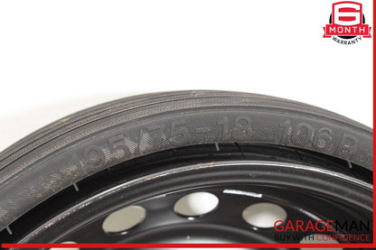 09-17 Audi Q5 Emergency Spare Wheel Rim Tire 6Jx18H2 ET36 OEM