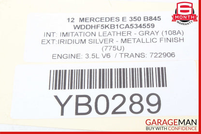 10-16 Mercedes W212 E350 E550 C63 AMG Front Interior Top Rear View Mirror OEM