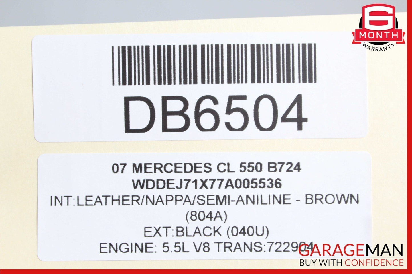 07-14 Mercedes W216 CL550 Front Bumper Lower Impact Support Bracket Bar Assy OEM