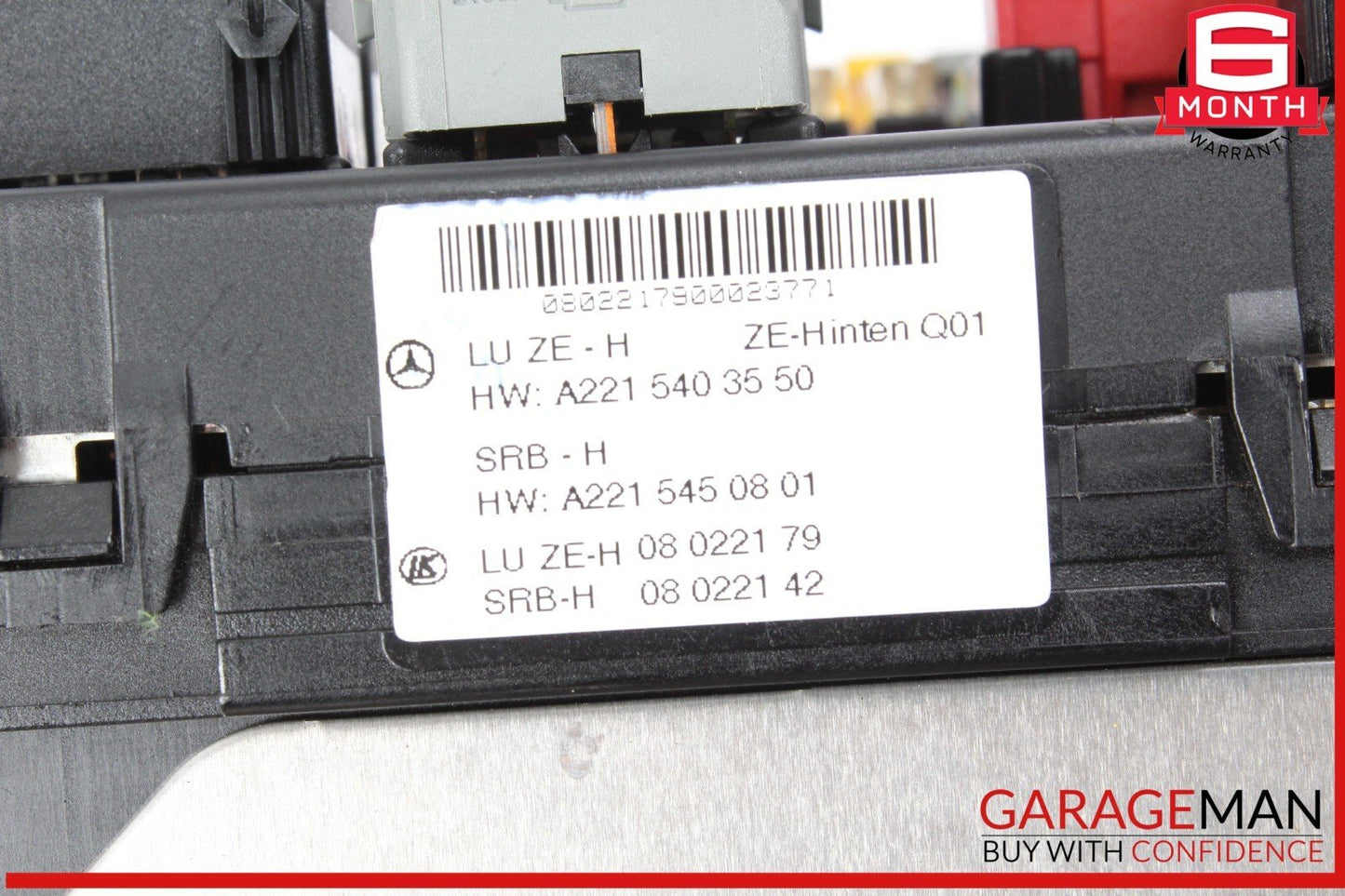 07-09 Mercedes W216 CL550 S550 CL600 Rear Trunk SAM Fuse Box Module Assembly OEM
