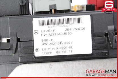 07-09 Mercedes W216 CL550 S550 CL600 Rear Trunk SAM Fuse Box Module Assembly OEM