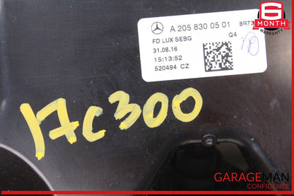 15-20 Mercedes W205 C300 Rear Center Console AC Air Vent Grille Trim Cover OEM