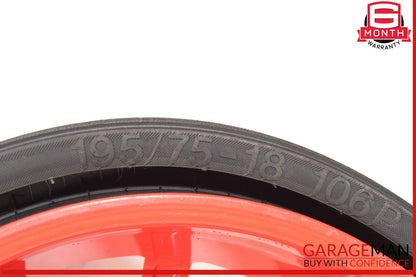 11-18 Porsche Cayenne 958 Emergency Spare Tire Wheel Donut Rim 18 18" OEM