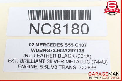 00-06 Mercedes W220 S55 AMG Rear Right Side Knuckle Spindle OEM