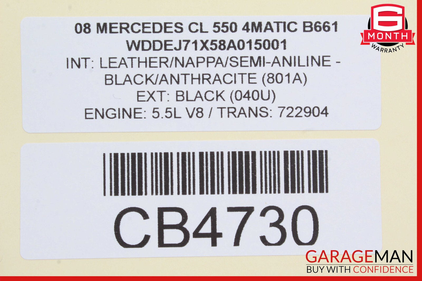 07-13 Mercedes W216 CL550 Front Left Side Under Seat Compartment Trim OEM