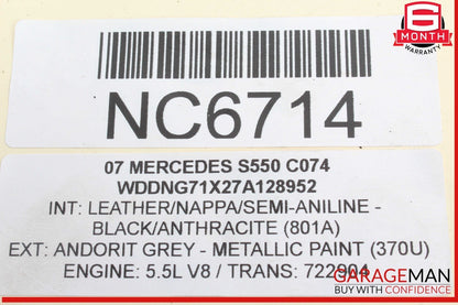 07-11 Mercede W221 S550 Left Driver Side Exhaust Manifold 2731401709 OEM