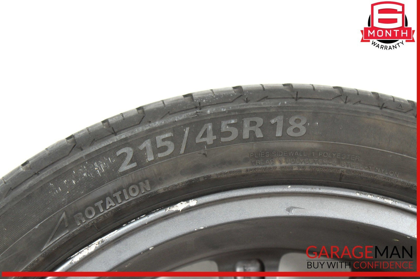 19-23 Mazda 3 Right or Left Tire Wheel Rim 18x7J 45 OEM