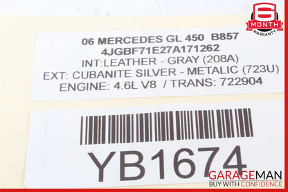06-13 Mercedes X164 GL450 ML350 Front Left Side Exterior Door Handle OEM