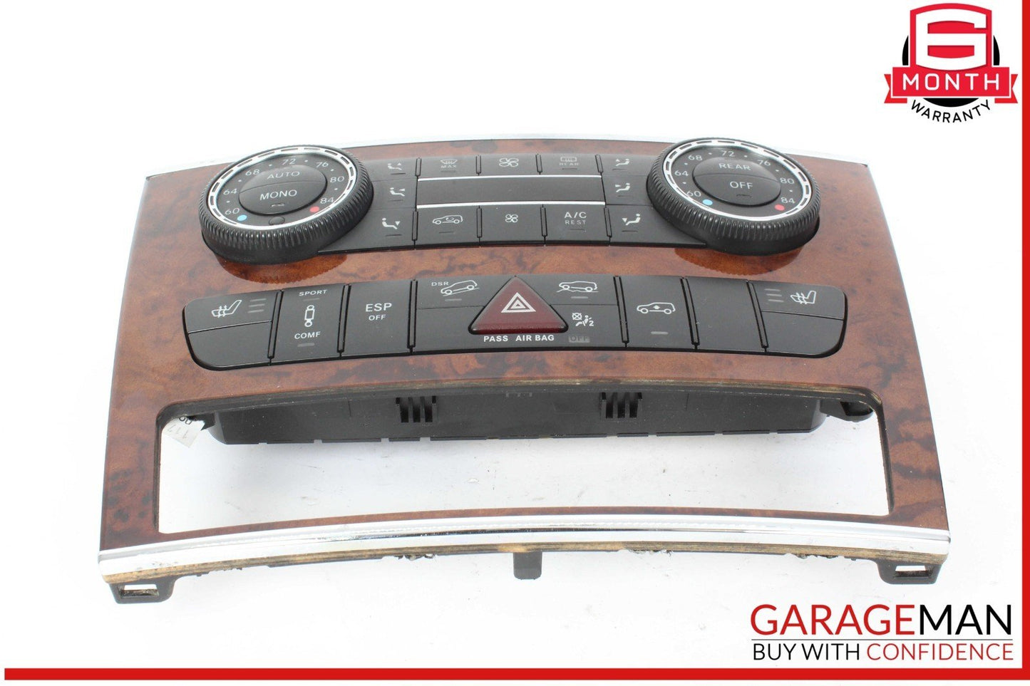06-10 Mercedes W164 ML550 ML350 A/C Heater Climate Temperature Control Switch