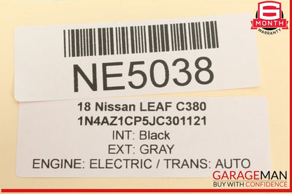 18-24 Nissan Leaf Front Right Side Dash Trim Panel w/ AC A/C Air Vent Grille OEM