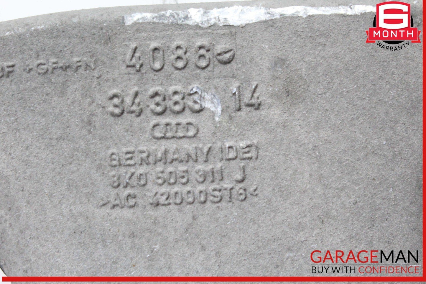 09-16 Audi A4 S4 Rear Left Driver Side Lower Control Arm 8K0505311J OEM