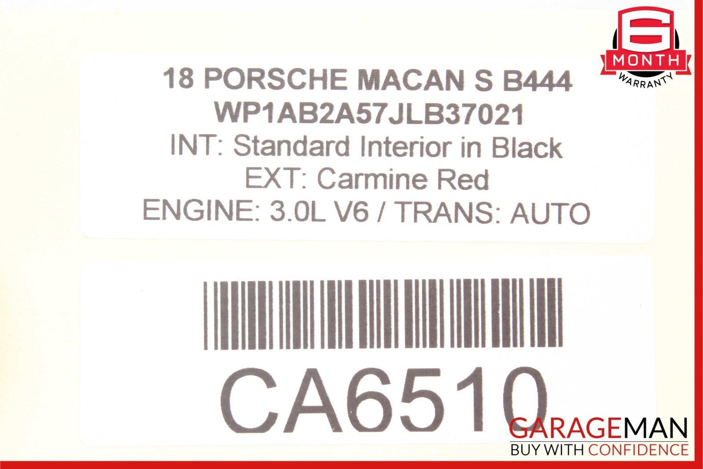 15-23 Porsche Macan 95B Front Left Driver Side Door Window Regulator Motor OEM