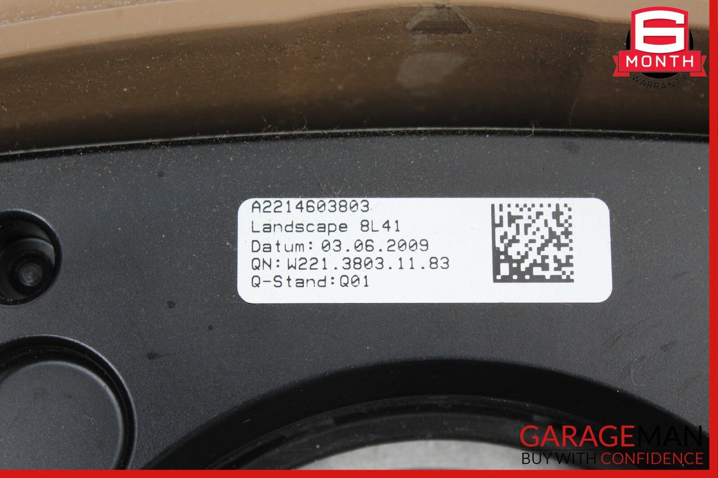 10-14 Mercedes W221 S400 S550 CL550 Steering Wheel w/ Paddle Shifters Beige OEM