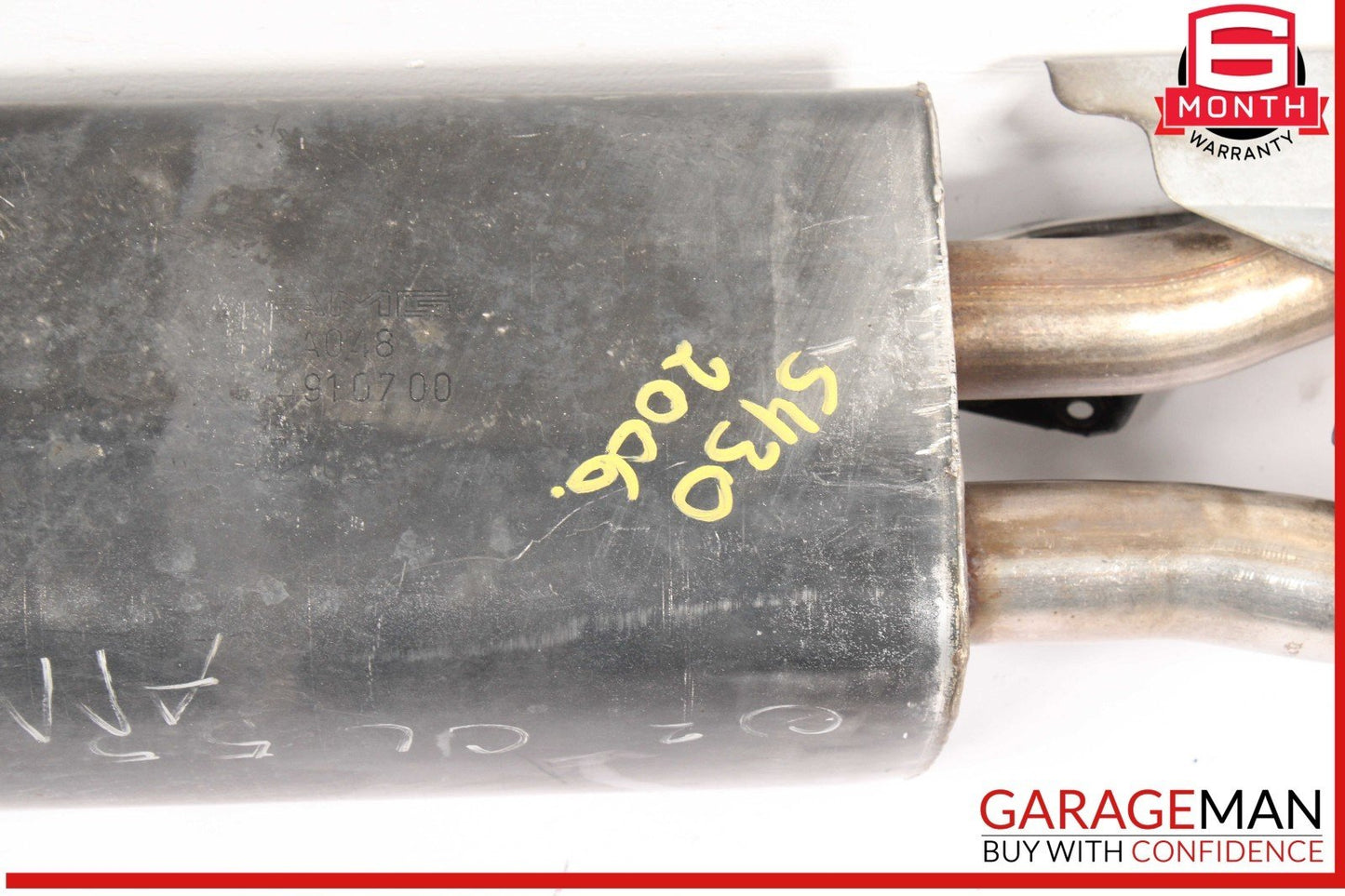 03-06 Mercedes W220 S430 S65 AMG Exhaust Muffler Quad Tips Left & Right OEM