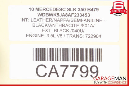 05-11 Mercedes R171 SLK350 SLK300 Door Lock Latch Actuator Front Right Side