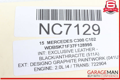 15-20 Mercedes W205 C300 2.0L Engine Timing Cover 2740150700 OEM