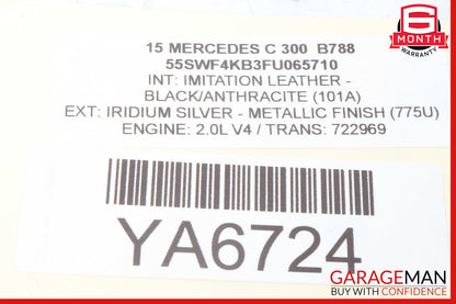 15-20 Mercedes W205 C300 C400 GLC300 Dash Headlight Switch Control Module Assy
