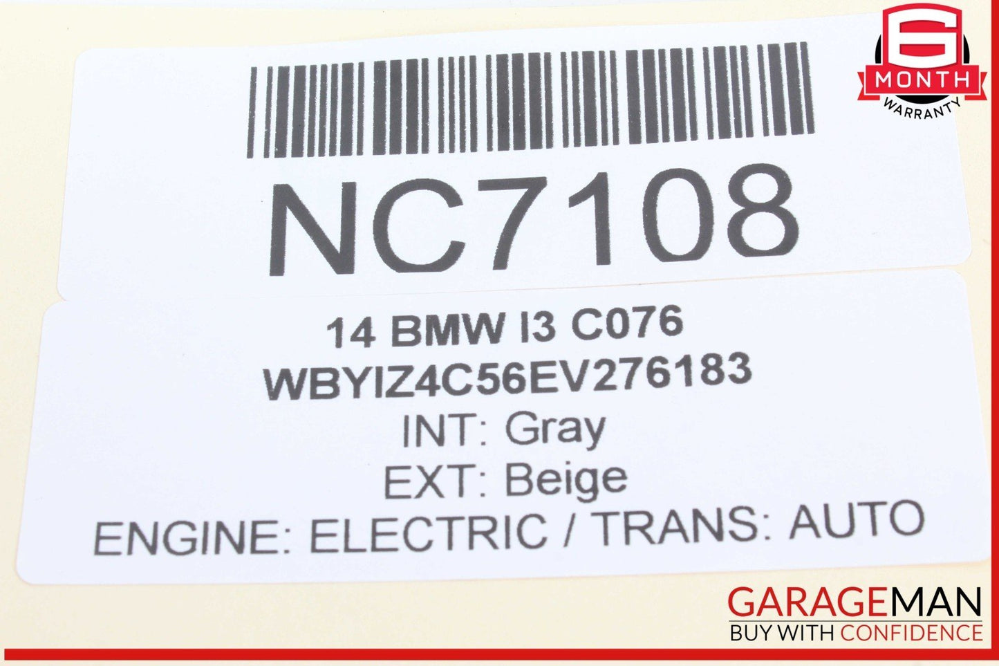 14-21 BMW i3 I01 Hybrid Rear Right Passenger Side Quarter Panel Bracket OEM