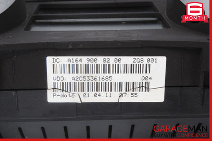 09-13 Mercedes X164 GL550 R350 GL450 Instrument Speedometer Cluster Assy OEM