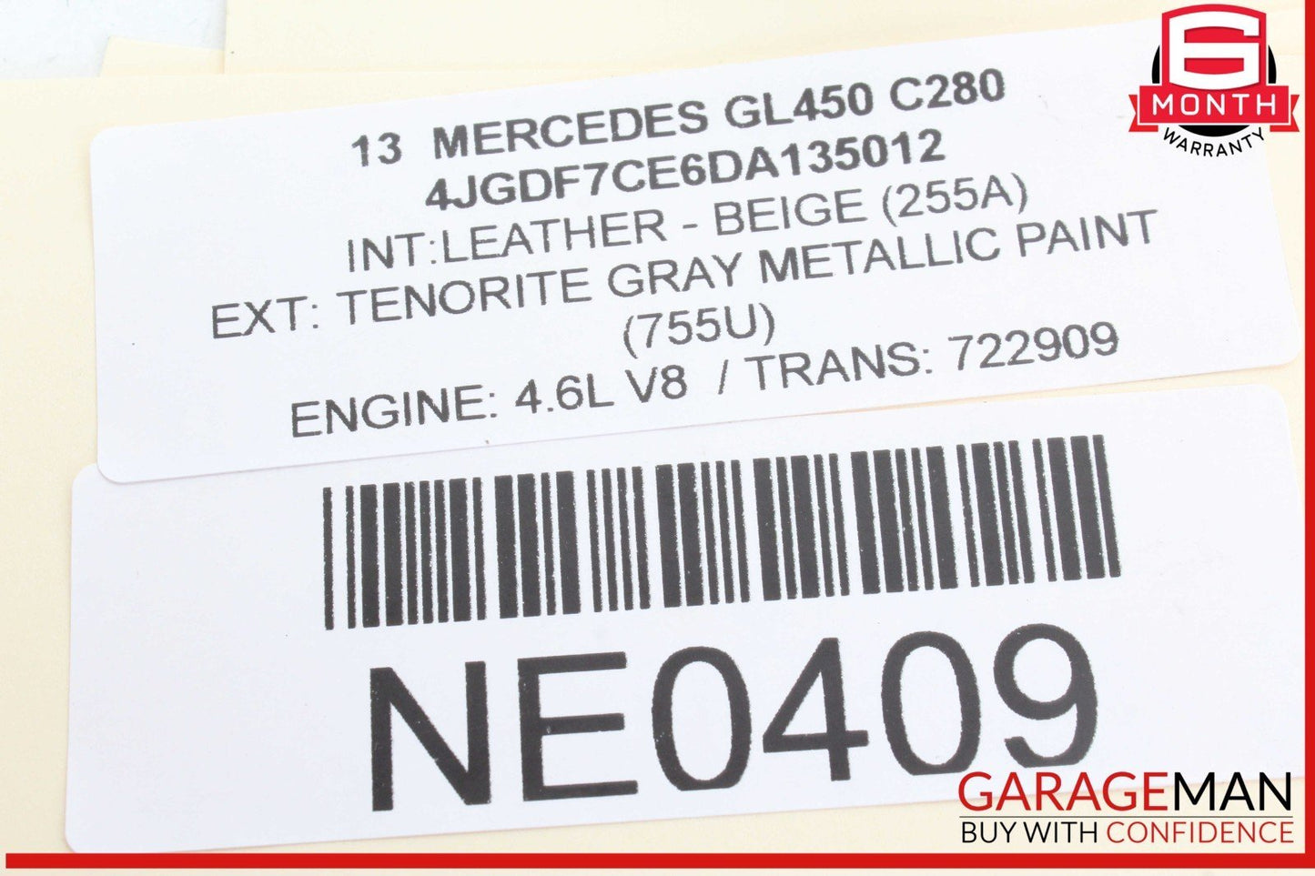 12-19 Mercedes X166 GL450 GLE350 Rear Left Driver Side Lower Control Arm OEM