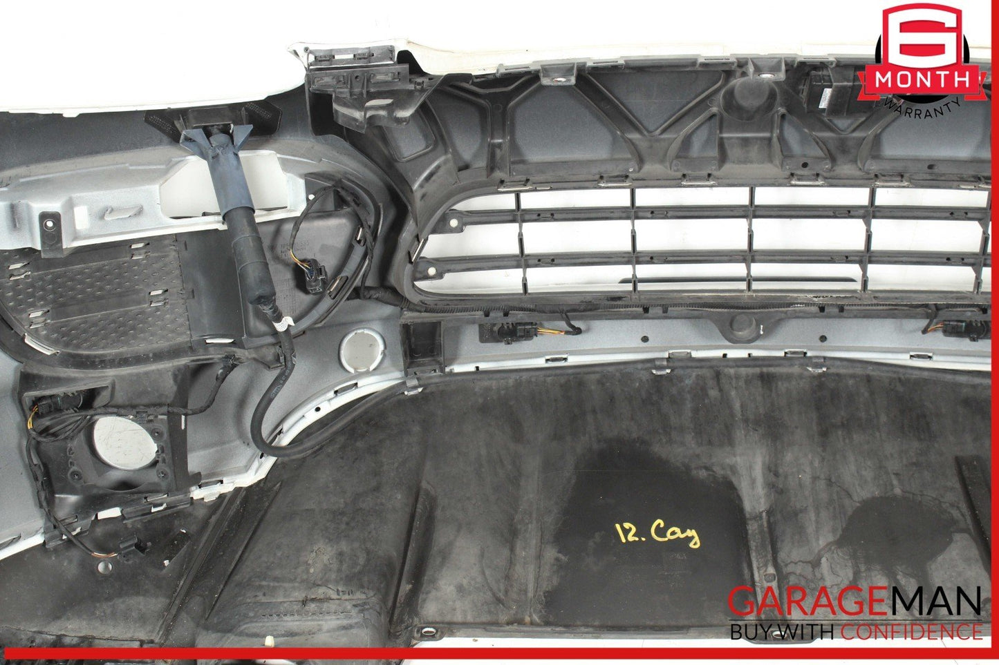 11-14 Porsche Cayenne 958 Front Bumper Cover Assembly White OEM