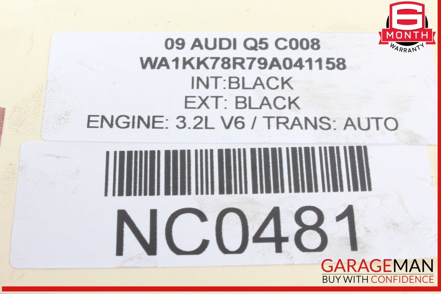 09-12 Audi Q5 Right Side Exhaust Cam Shaft Camshaft 06E109102AT OEM