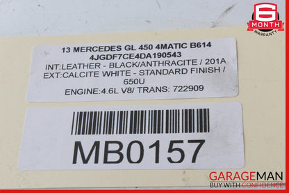 12-19 Mercedes X166 GL450 GL550 GLS550 ABS Anti Lock Brake Pump Hydraulic OEM