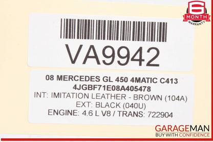 03-12 Mercedes X164 GL450 4MATIC Front Right Side Seat Control Module Unit OEM