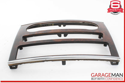 06-12 Mercedes X164 GL450 ML350 Center Console Control Trim Panel Wood Bezel